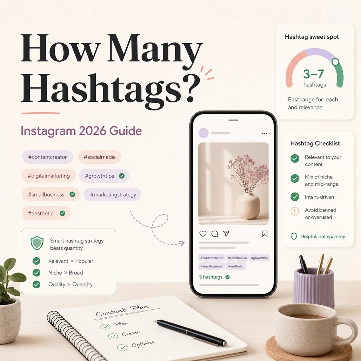 How Many Hashtags for Instagram? (3–8 Is the Sweet Spot)