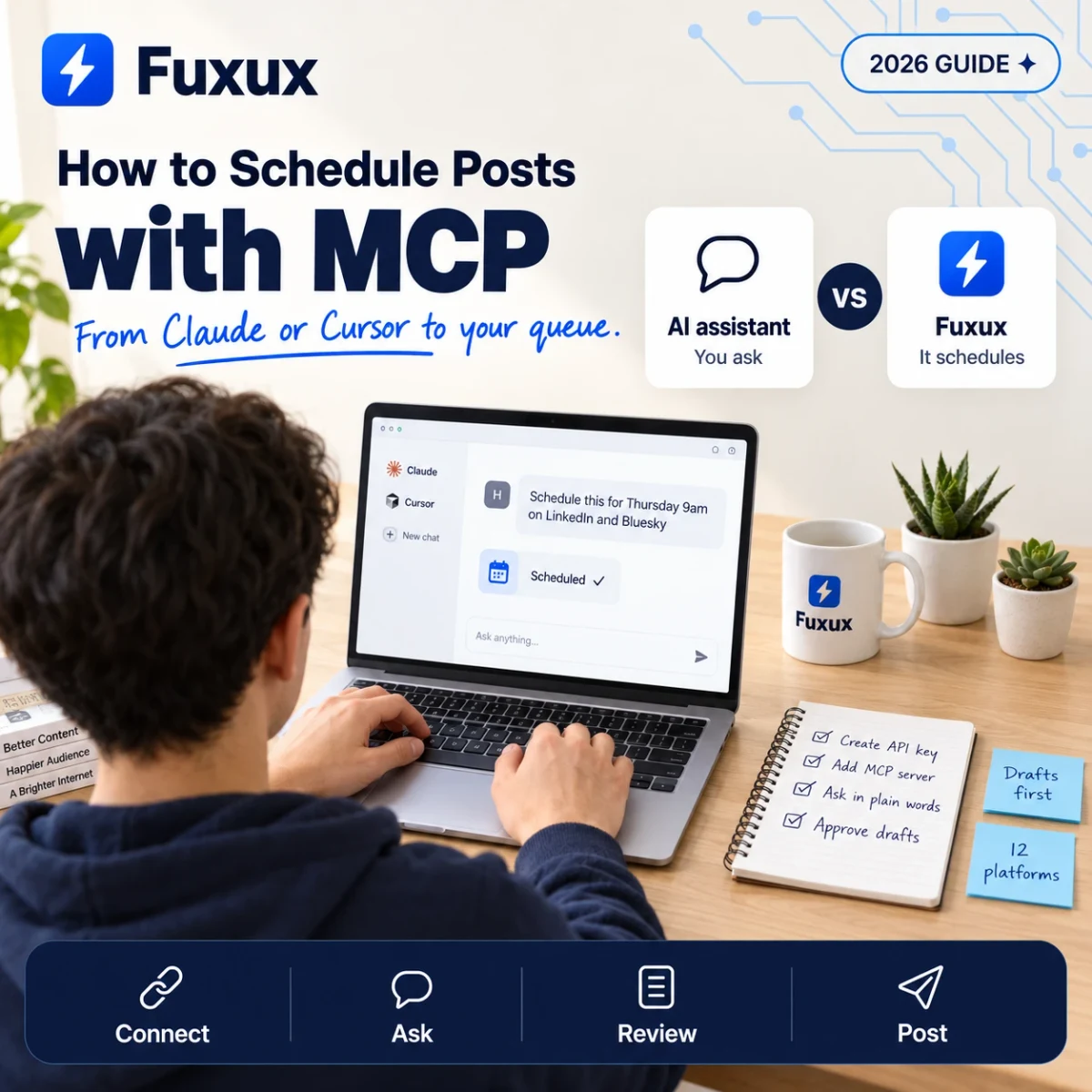 How to Schedule Social Media Posts with MCP (Claude, Cursor)